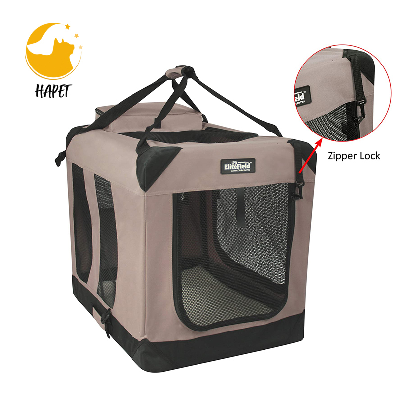 Folding Portable Soft Pet Dog Crate Carrier Kennel Pet Supplies