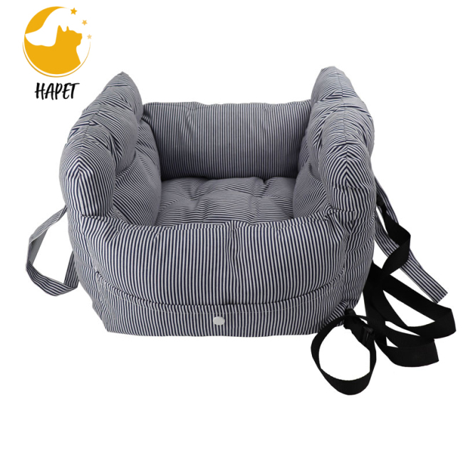 Dog Car Seat Pet Booster Seat Pet Travel Safety Car Seat Dog Bed for Car with Storage Pocket