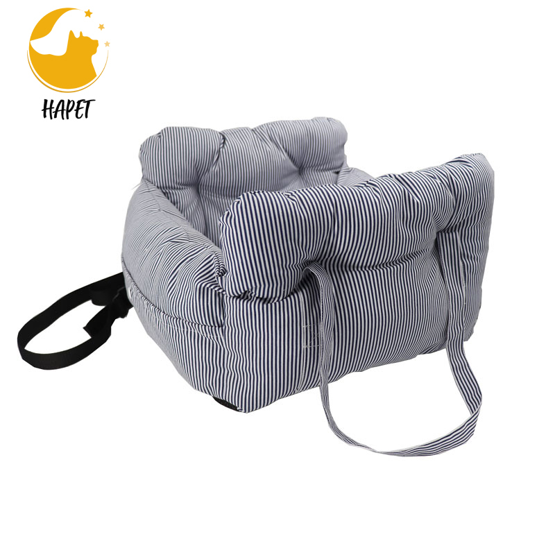 Dog Car Seat Pet Booster Seat Pet Travel Safety Car Seat Dog Bed for Car with Storage Pocket