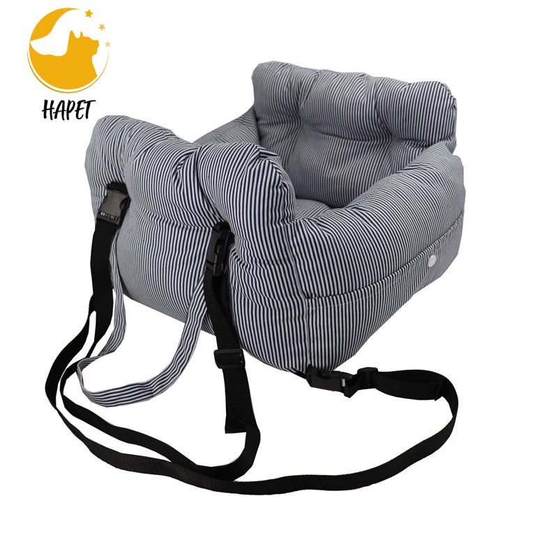 Dog Car Seat Pet Booster Seat Pet Travel Safety Car Seat Dog Bed for Car with Storage Pocket