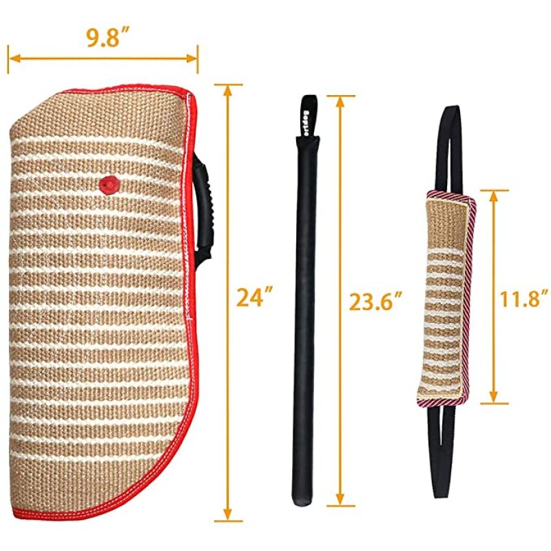 Wholesale Dog Bite Training Set Pet Bite Sleeve Dog Bite Pillow Tug Toy Dog Training Stick