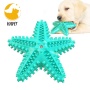 Amonzon Best Seller Starfish Shape Dog Chew Toys Durable Natural Rubber Toy for Teeth Cleaning