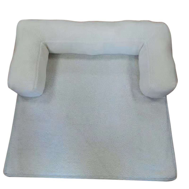 Faux Fur Large Calming Breathable Dog Sofa Bed Washable Waterproof Cover Removable Luxury Pet Sofa Bed with Zippers