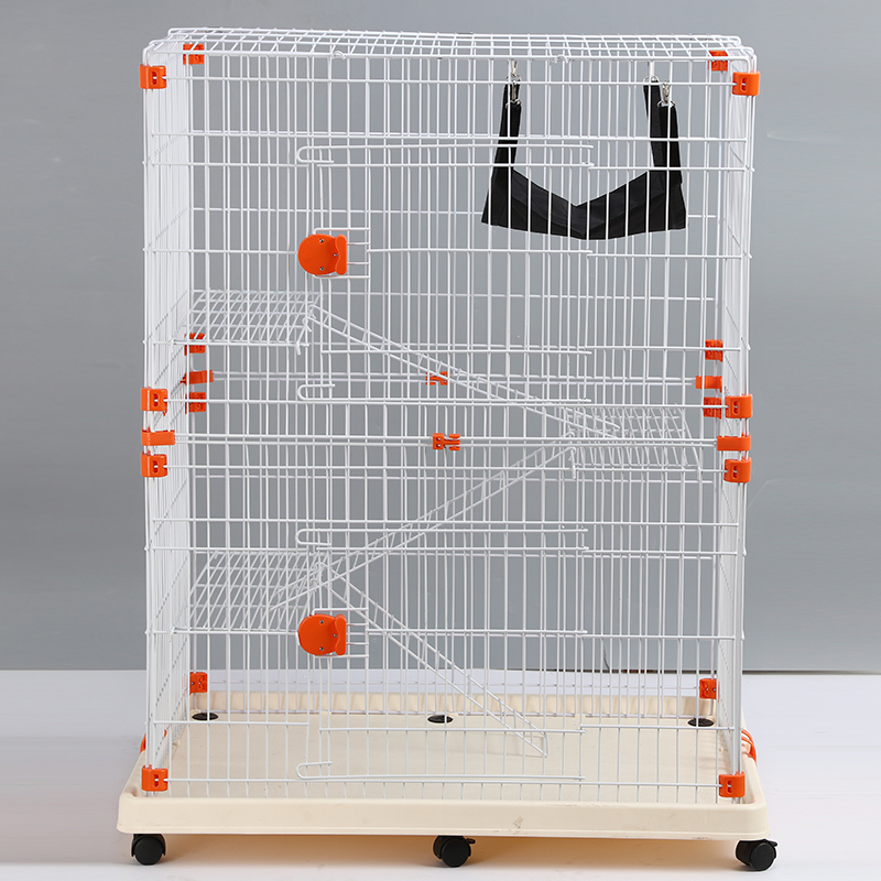 Wholesale High Quality New Design Durabale Household Indoor House Luxury  Travel  3 Tier Cat Cage