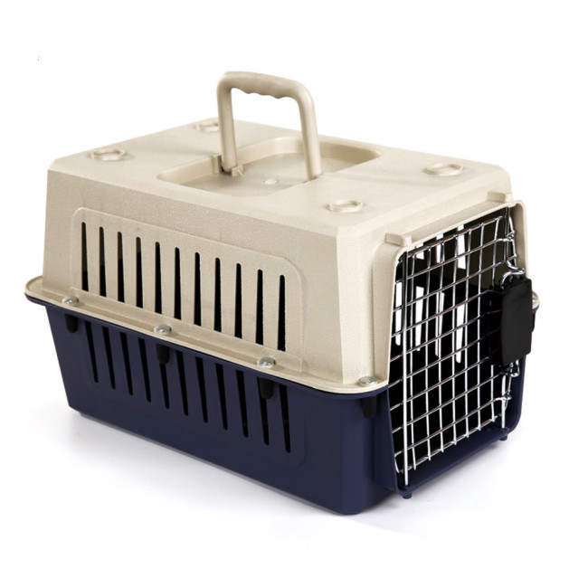 Pet carriers  plastic transport box dog travel box carrying bag for pet house pet cages