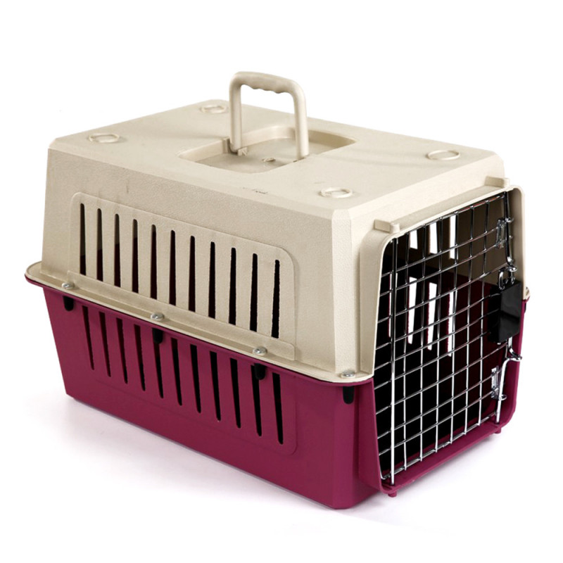 Pet carriers  plastic transport box dog travel box carrying bag for pet house pet cages