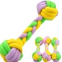 Dog Rope Toys Dog Grinding Teeth Rope Toy for Large Dogs Dental Cleaning Chew Toys
