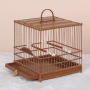 Iron Select Rolling Large Bird Cages Metal for African Grey Parrots Cockatiels Green Cheek Conure Play Top Bird Cage with Stand