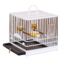 Iron Select Rolling Large Bird Cages Metal for African Grey Parrots Cockatiels Green Cheek Conure Play Top Bird Cage with Stand