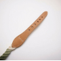 Cotton Rope Dog Collar, with Adjustable Soft Leather Strap