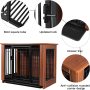Decorative Dog Kennels End Table Wooden Pet Crate Furniture For Indoor Use