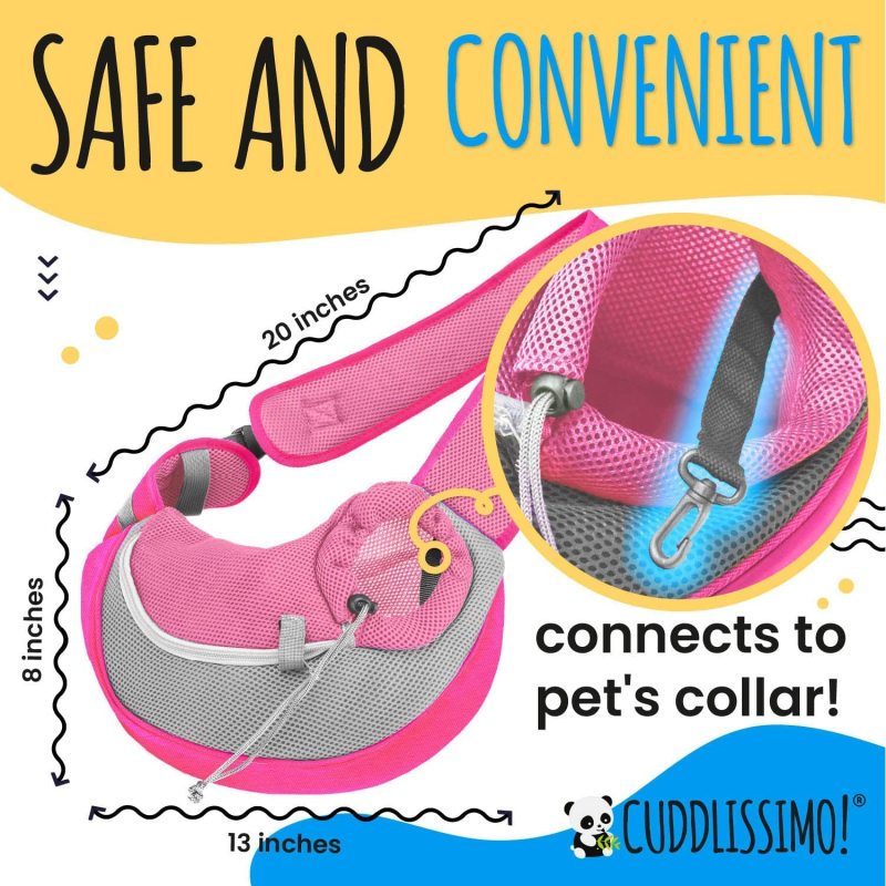 Comfortable Adjustable Pet Sling Carrier Dog Cat Carrier Bag