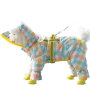 Dog Adorable Raincoat Pet Waterproof 4 Legs Rain coat with Hood  Dog Poncho for Small Medium  Dogs