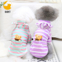 Dog Striped  Shirt Breathable Pet Apparel Colorful Puppy Sweatshirt  Clothes for Small to Medium