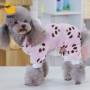Dog Sweater for Small , Winter Warm Turtleneck Knitted Chihuahua, Girl Clothes, Red Cute Pet Knitwear