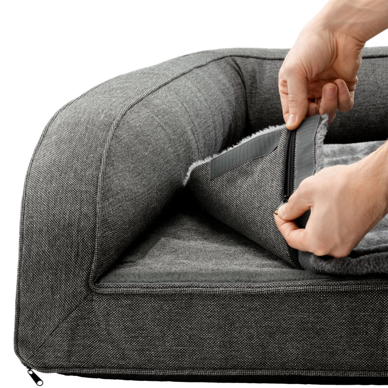Orthopedic Dog Sofa Foam Sofa with Removable Washable Cover