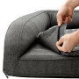 Orthopedic Dog Sofa Foam Sofa with Removable Washable Cover