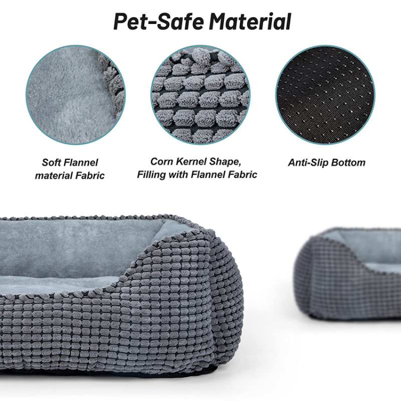Pet Beds for Small, Medium, and Large Dogs and Cats Perfect Comfort Sofa Bed Orthopedic Pet Sofa Bed Soft Calming Cat Beds