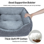 Pet Beds for Small, Medium, and Large Dogs and Cats Perfect Comfort Sofa Bed Orthopedic Pet Sofa Bed Soft Calming Cat Beds