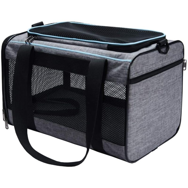 Breathable Soft Sided Pet Carrier Bag Removable For Cats Outdoor Use Camping And Party