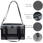 Breathable Soft Sided Pet Carrier Bag Removable For Cats Outdoor Use Camping And Party