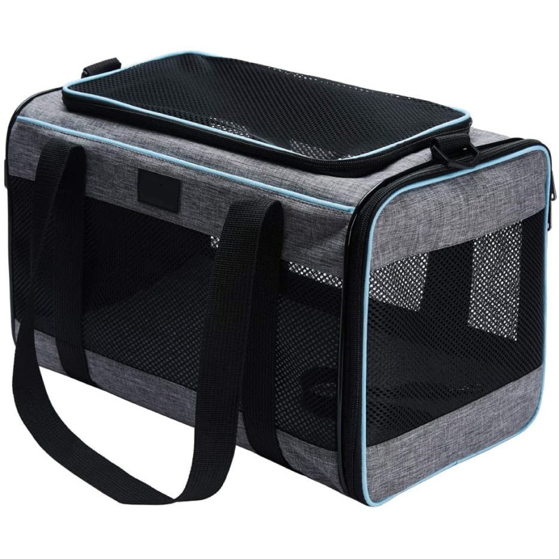 Breathable Soft Sided Pet Carrier Bag Removable For Cats Outdoor Use Camping And Party