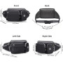 Adjustable Waist Belt Dog Leash with Waist Bag Reflective Stitches for Walking Training Hiking
