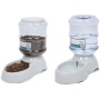 Pet Water Feeder Slow Dispenser Automatic Pet Waterer Dog Cat Kitten Water Food Combo Gravity Water Drinking Fountain