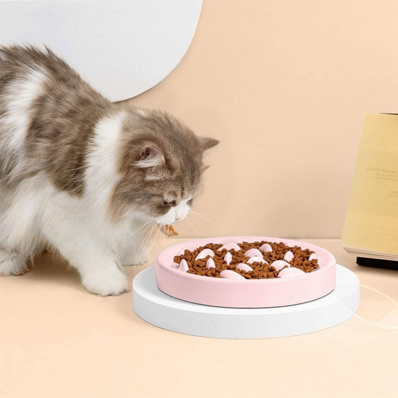 Spot Wholesale Melamine Large Pet Dog Slow Food Bowl Mat Personalised Raised Dog Feeder Anti-Choke Slow Food Bowl