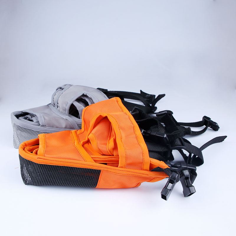 Oxford Dog Mouth Muzzle Adjustable Breathable Dog Leather Muzzle with Buckle Tape Oxford Headstall For Pet Prevents