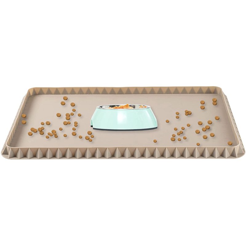 Waterproof Feeding Dog Food Mat with Edges for Floor Table