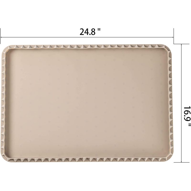 Waterproof Feeding Dog Food Mat with Edges for Floor Table