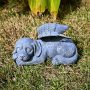 Angel Dog Memorial Stones Statue Sleeping Ornament for Passing Away Bereavement Pet Memorial Gifts