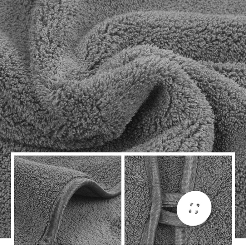 Custom Design Manufacturing Microfiber Oversized Hooded Bath Pet Towel for Dogs and Cats