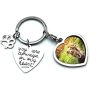 Pet Dog Remembrance Memorial Photo Frame Keychain Gifts, Pet Sympathy Present,You are Always in My Heart