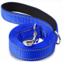 Padded Handle Nylon Reflective Dog Leash for Walking, Training Lead