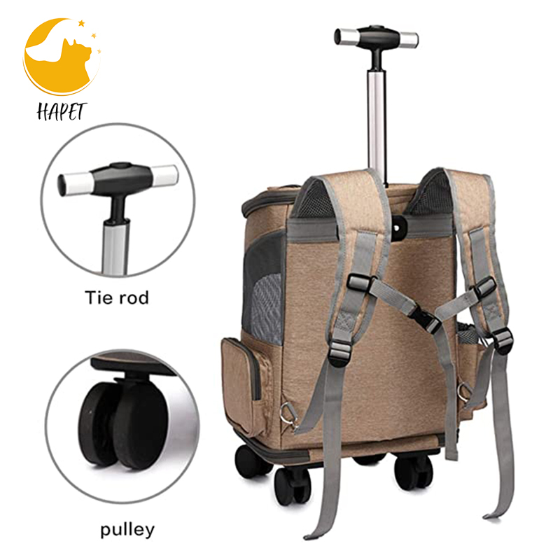Pet Carrier Backpack Pet Stroller Travel Carrier Car Seat for Small Dogs Cats Puppies Comfort Cat Backpack