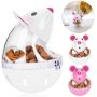 Cat Slow Feeder Cat Food Toy Mice Tumbler Shaped Pet Treat For Cat