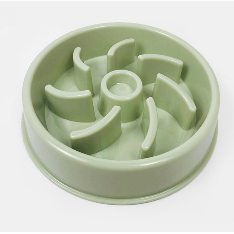 Portable Plastic Bowls For Dogs Dog Feeder Food Bowls Puppy Slow Down Eating Bowl For Cat Dog