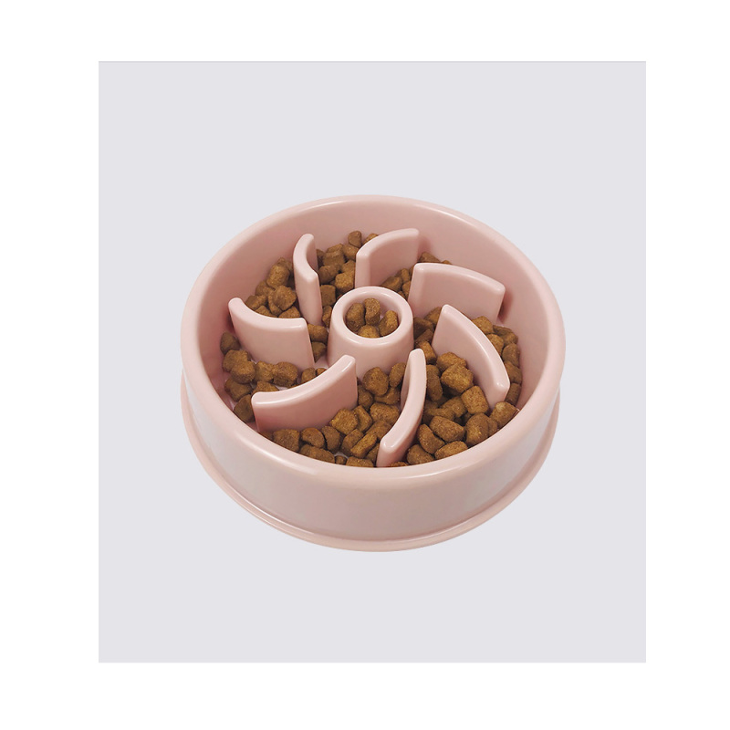 Portable Plastic Bowls For Dogs Dog Feeder Food Bowls Puppy Slow Down Eating Bowl For Cat Dog