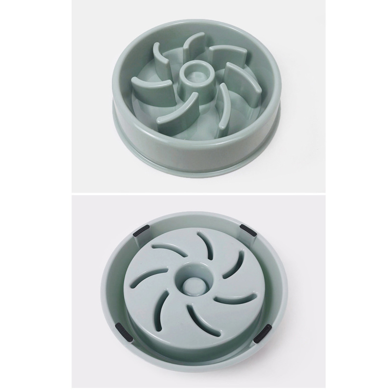 Portable Plastic Bowls For Dogs Dog Feeder Food Bowls Puppy Slow Down Eating Bowl For Cat Dog