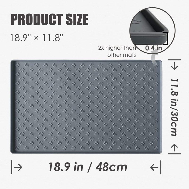 Waterproof Silicone Dog Cat Food Mat
