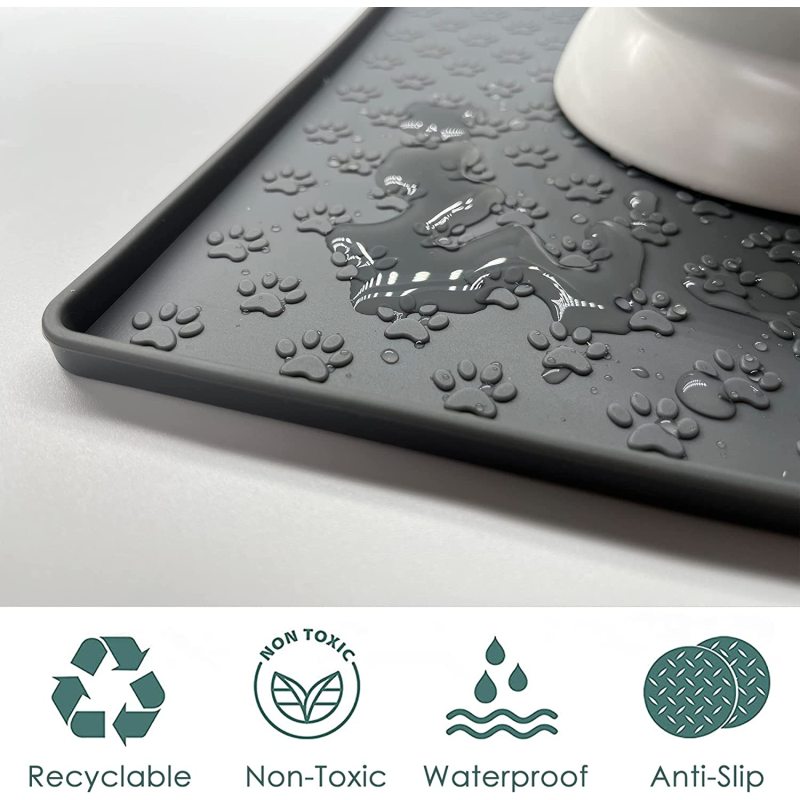 Waterproof Silicone Dog Cat Food Mat