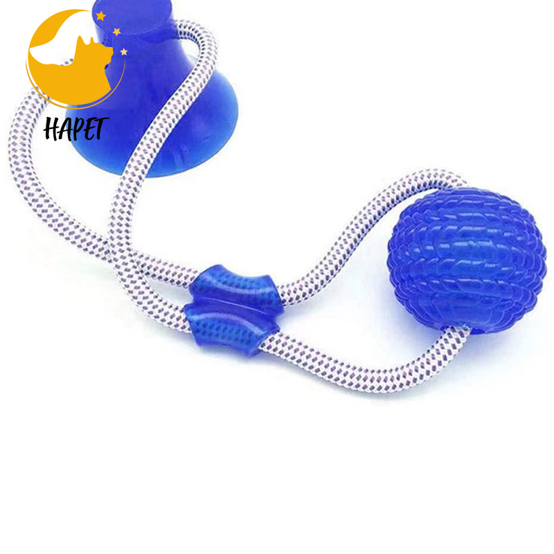 Suction Cup Dog Toys Aggressive Chewers with Teeth Cleaning Pet Molar Bite Toy