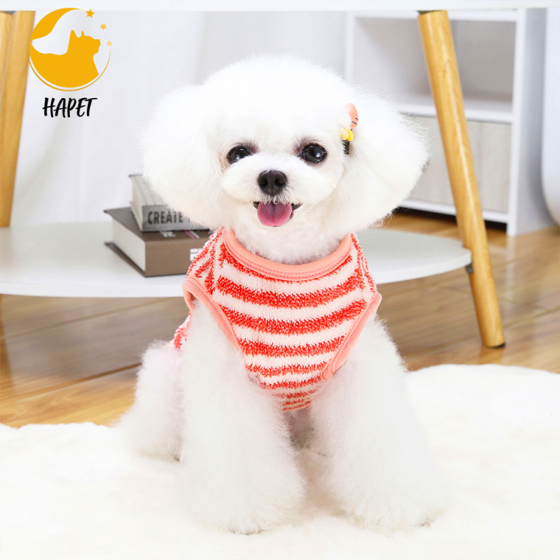 Puppy Clothes Dog Shirts Cute Printed Dog Clothes Soft Cotton Pet T Shirt