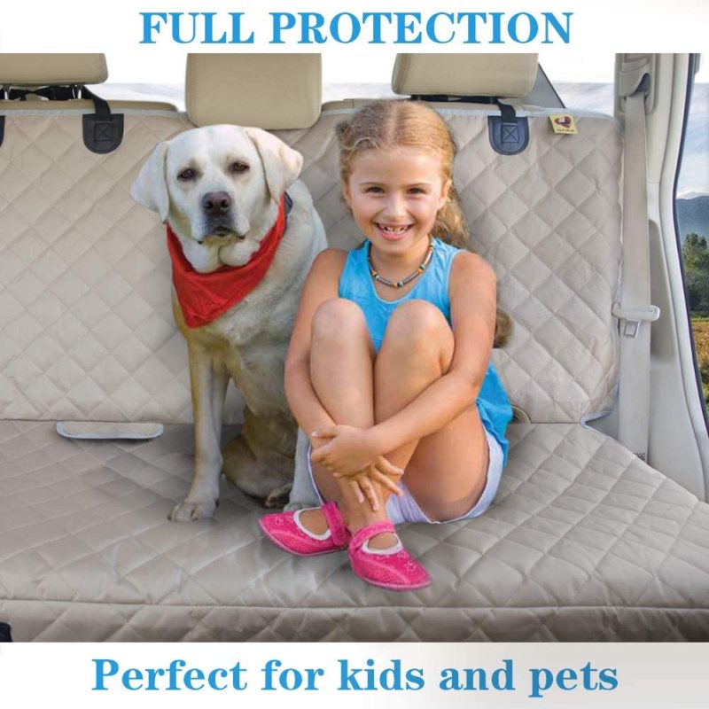 High Heat Resistant Dog Seat Cover Waterproof Backseat Protector for Dogs Kids