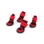 Waterproof Dog Shoes Adjustable Straps Dog Boots Rugged Anti-Slip Sole Paw Protectors for All Weather