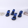 Waterproof Dog Shoes Adjustable Straps Dog Boots Rugged Anti-Slip Sole Paw Protectors for All Weather