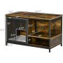 Cushion and Sliding Doors Steel End Table Pet House Furniture Style
