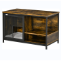 Cushion and Sliding Doors Steel End Table Pet House Furniture Style